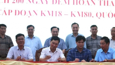 Lạng Sơn: Phát động chiến dịch 200 ngày đêm hoàn thành dự án nâng cấp đoạn Km18-Km80 Quốc lộ 4B