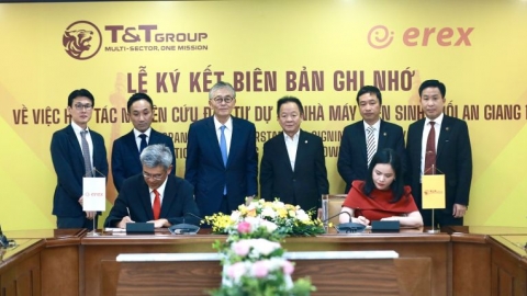 T&T Group và tập đoàn Erex (Nhật Bản) hợp tác phát triển nhà máy điện sinh khối tại An Giang