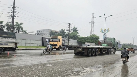 Một số tuyến quốc lộ qua địa phận tỉnh Vĩnh Phúc xuống cấp ảnh hưởng đến an toàn giao thông
