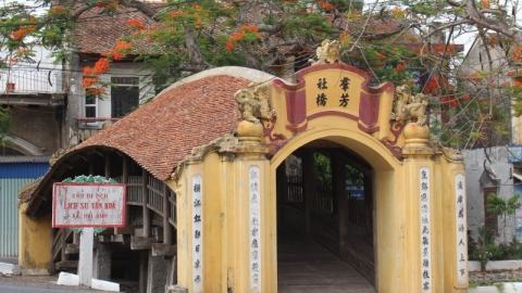 Chiêm ngưỡng cầu cổ Nam Định: Cầu ngói chợ Lương mang hình dáng rồng bay lên trời (bài 1)