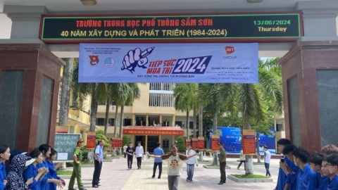 Ngày thi đầu tiên Kỳ thi tuyển sinh vào lớp 10 THPT năm 2024 tại Thanh Hóa diễn ra an toàn