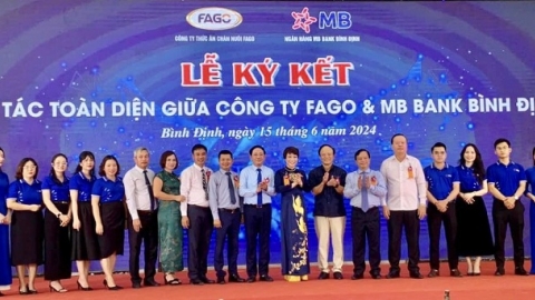 Bình Định: MB Bank hỗ trợ Fago Group phát triển sản xuất thức ăn chăn nuôi