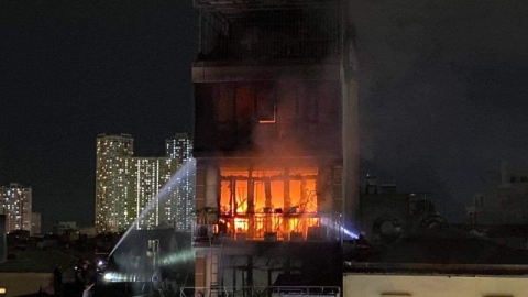 Hà Nội: Cháy ngôi nhà 6 tầng khiến 4 người tử vong