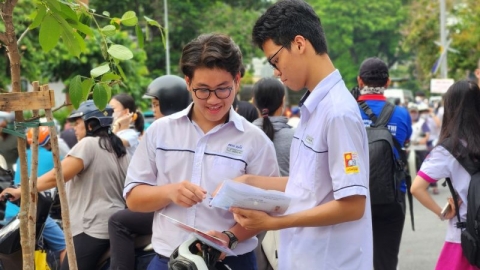 Thí sinh TP. Hồ Chí Minh thoải mái trong kỳ thi tốt nghiệp THPT năm 2024