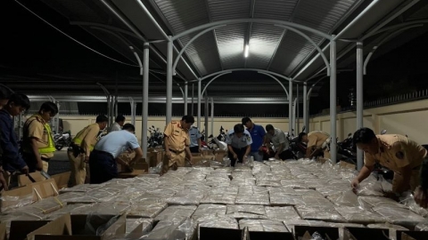 Kiểm tra, tạm giữ hơn 120.000 bao thuốc lá điếu nhập lậu tại TP. Hồ Chí Minh