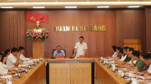 Ban Chỉ đạo 35 quận Hồng Bàng triển khai nhiệm vụ 6 tháng cuối năm 2024