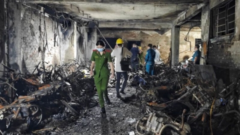 Hà Nội: Liên quan vụ cháy chung cư mini, hai lãnh đạo quận bị kỷ luật