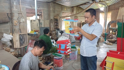 Quản Quốc Quân: Chàng thanh niên Thái Bình khởi nghiệp từ xe tập đi bằng gỗ