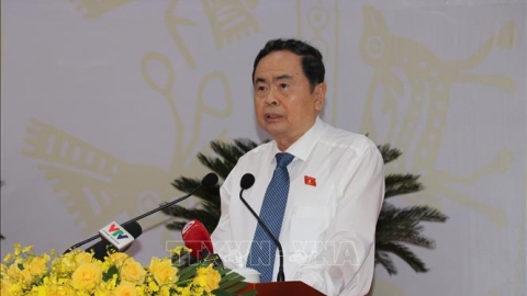 Chủ tịch Quốc hội Trần Thanh Mẫn dự kỳ họp thứ 15 Hội đồng Nhân dân tỉnh Bình Phước