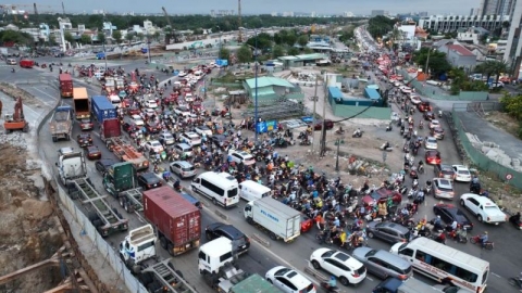 TP. Hồ Chí Minh: Điều tiết giao thông tại khu vực nút giao An Phú