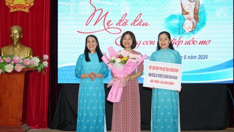 Chương trình “Mẹ đỡ đầu” tại huyện Tuyên Hóa đã có 164 cháu được nhận đỡ đầu