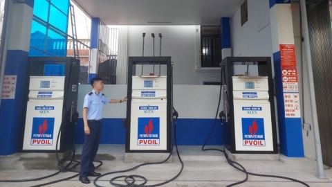 Cửa hàng xăng dầu tại Nam Định bị phạt 45 triệu đồng