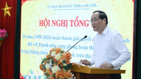 Lạng Sơn: Tổng kết 25 năm hoàn thành giải quyết chế độ chính sách đối với thanh niên xung phong