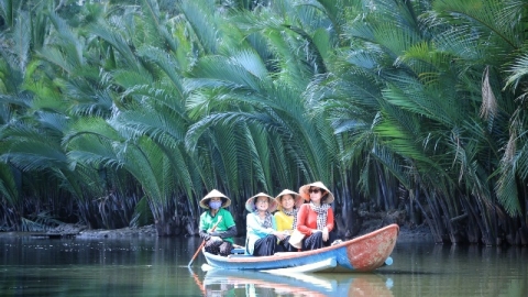 Rừng dừa nước Tịnh Khê được công nhận điểm du lịch