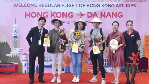 Đà Nẵng chào đón chuyến bay đầu tiên của Hong Kong Airlines