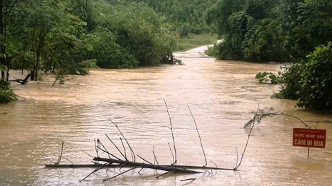 Cảnh báo lũ trên sông Mã khu vực Thanh Hóa