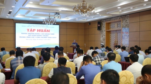 Quảng Ninh: Tập huấn nâng cao nhận thức về tiết kiệm năng lượng trong lĩnh vực công nghiệp năm 2024