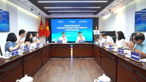 Làm việc với đoàn công tác Bộ Khoa học và Công nghệ về Techfest Việt Nam 2024 tại TP. Hải Phòng