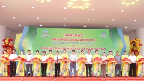 Khai mạc tuần lễ quảng bá na, nông đặc sản Lạng Sơn tại Hà Nội năm 2024