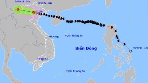 Bão số 3 suy yếu thành áp thấp nhiệt đới