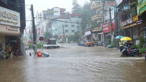 Lào Cai: Nhiều tuyến đường giao thông bị sạt lở, 133,05ha lúa, hoa màu bị ảnh hưởng