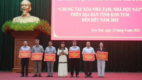 Kon Tum chung tay xóa nhà tạm, nhà dột nát đến hết năm 2025