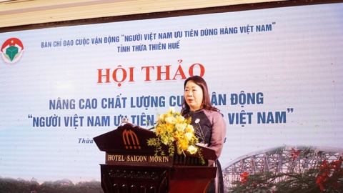 Thừa Thiên Huế: Nâng cao chất lượng cuộc vận động “Người Việt Nam ưu tiên dùng hàng Việt Nam”