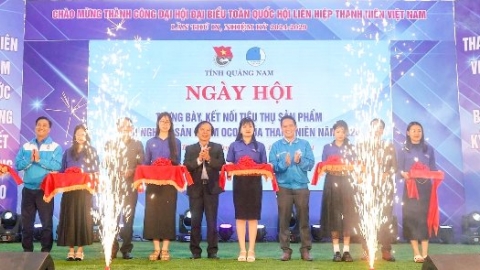 Quảng Nam trưng bày, kết nối và tiêu thụ sản phẩm khởi nghiệp, sản phẩm OCOP thanh niên