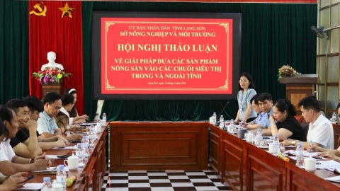 Lạng Sơn: Tìm “đường” đưa các sản phẩm nông sản vào các chuỗi siêu thị