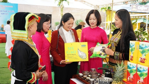 Thái Nguyên: “Trưng bày, giới thiệu và kết nối, tiêu thụ sản phẩm tiêu biểu, nông sản an toàn, sản phẩm OCOP”