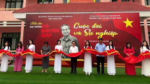 Quảng Trị: Khai mạc triển lãm Đại tướng Võ Nguyên Giáp - Cuộc đời và sự nghiệp
