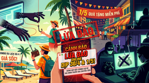 Công an TP Hải Phòng cảnh báo thủ đoạn lừa đảo trực tuyến dịp nghỉ lễ 30/4 và 1/5