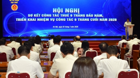Ngành Thuế thu ngân sách 6 tháng đầu năm ước đạt trên 1.382.330 tỷ đồng