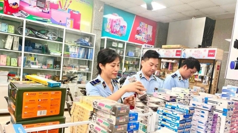 Bắc Ninh: Thu giữ gần 18.000 sản phẩm văn phòng phẩm, dụng cụ học tập vi phạm