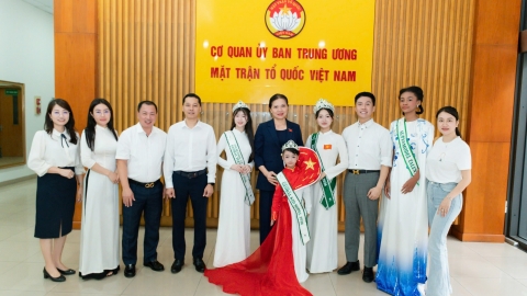 Kết nối và lan tỏa giá trị Việt: Đoàn Siêu Mẫu Nhí Toàn Cầu 2026 gặp mặt Ủy ban Trung ương Mặt trận Tổ quốc Việt Nam