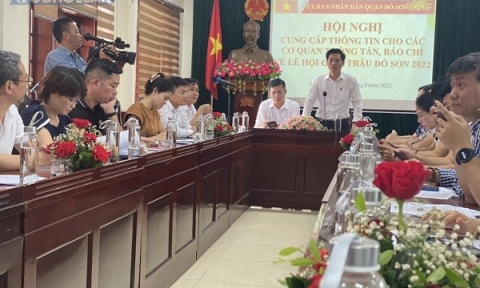 UBND quận Đồ Sơn cung cấp thông tin về Lễ hội chọi trâu 2022 Đồ Sơn năm 2022