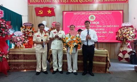 Huế- Thành lập Hội Cựu Công an Nhân dân phường Thuận Hòa