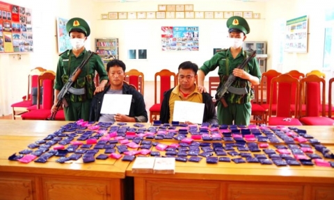 Biên phòng Sơn La bắt giữ 2 đối tượng mua bán trái phép ma túy