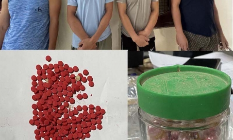 Công an Thanh Hóa bắt nhóm đối tượng tàng trữ và tổ chức sử dụng trái phép chất ma túy