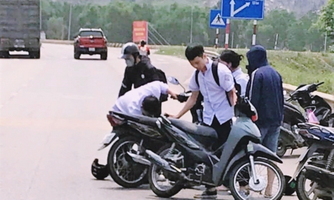 Quảng Ninh ngăn chặn tình trạng học sinh sử dụng mô tô khi chưa đủ điều kiện