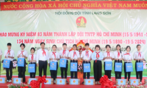 Lạng Sơn: Kỷ niệm 83 năm ngày thành lập Đội Thiếu niên Tiền phong Hồ Chí Minh