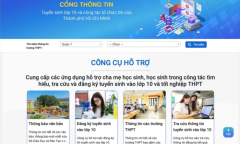 Lịch thi tuyển sinh lớp 10 THPT TP. Hồ Chí Minh