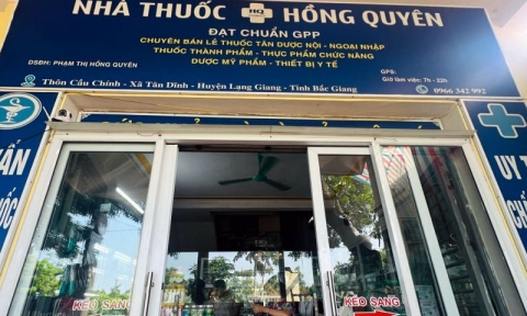 Bắc Giang: Hai chủ cơ sở kinh doanh dược bị phạt gần 50 triệu đồng