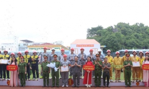 Lạng Sơn: Tổ chức Hội thi nghiệp vụ chữa cháy và cứu nạn, cứu hộ “Tổ liên gia an toàn phòng cháy, chữa cháy”