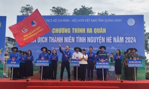 Quảng Ninh: Ra quân Chiến dịch Thanh niên tình nguyện hè 2024