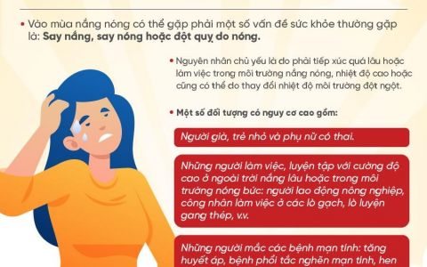 Hướng dẫn chăm sóc sức khỏe mùa nắng nóng
