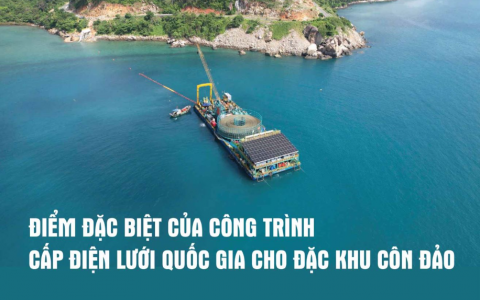 Điểm đặc biệt của Công trình cấp điện lưới quốc gia cho đặc khu Côn Đảo
