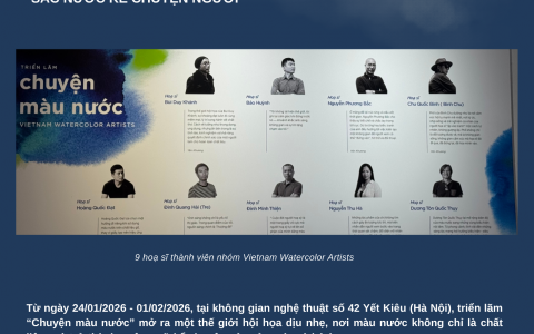Chuyện màu nước, sắc nước kể chuyện người