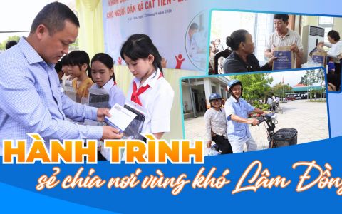 Lâm Đồng: Hơn 800 người dân khó khăn được khám bệnh, phát thuốc miễn phí