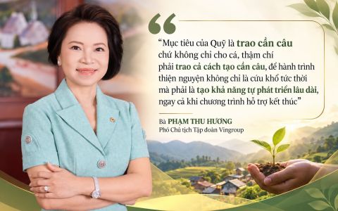 Tỷ phú Phạm Thu Hương tiết lộ cách để tiền từ thiện thành “chuỗi tự sinh giá trị”